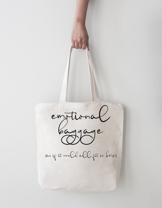 Emotional Baggage as If It Would All Fit in Here SVG & PNG - Etsy