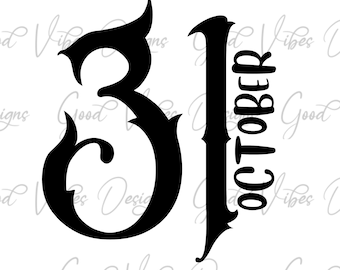 October 31 SVG Download, 31 October SVG, Unique Halloween svg, Happy Halloween svg,  Halloween Party shirt, 31 Halloween svg, October 31st