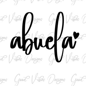 Abuela SVG, Abuela Est. 2022 SVG, Abuela tshirt, 1st time abuela svg, Abuela gift, Abuela mug svg, Abuela tote svg, first time Abuela svg