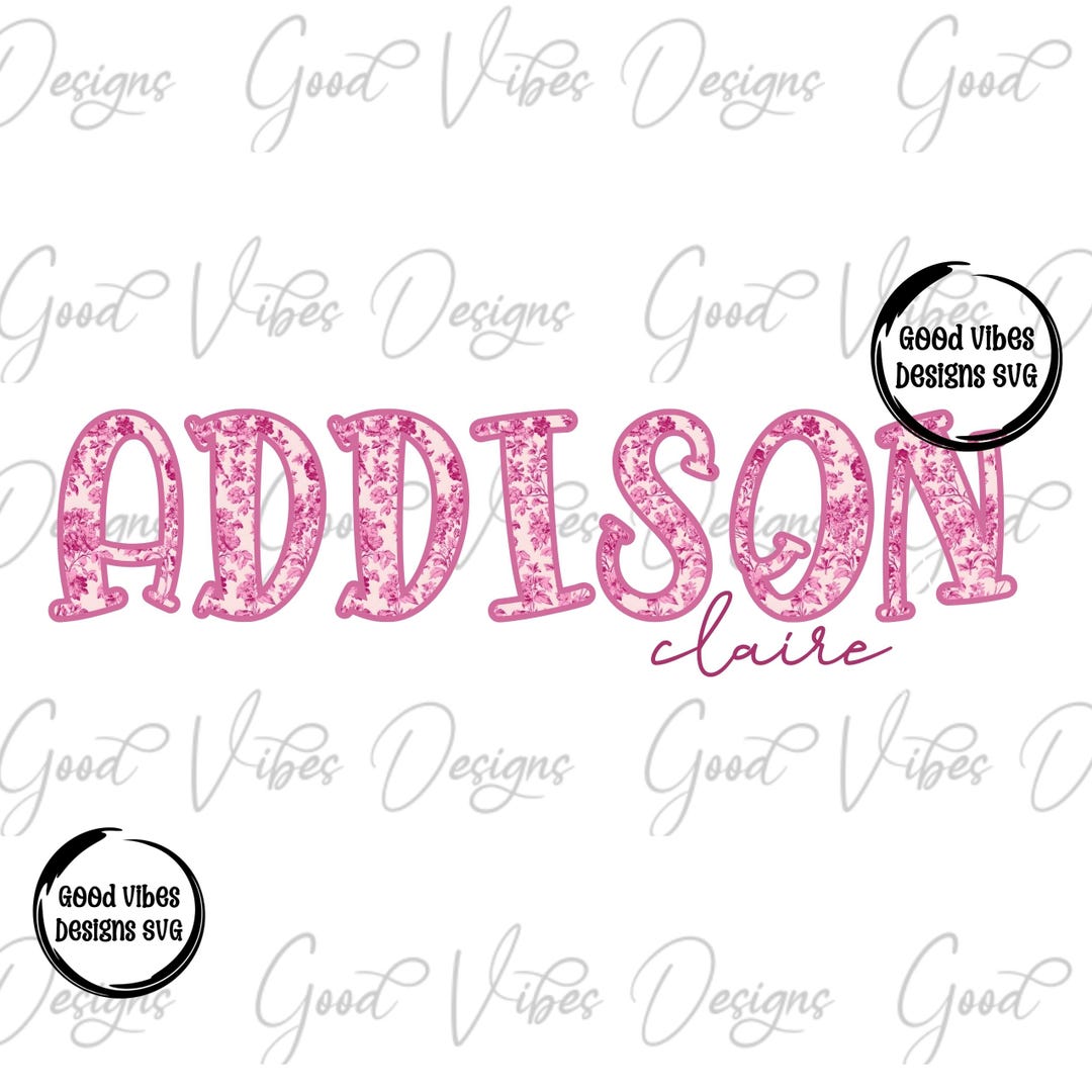 Xylee Custom Baby Girl Name PNG, Pink Toile Name Design, Custom Girl Name ...