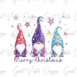 Zwerge Frohe Weihnachten PNG Download, Rosa Frohe Weihnachten Gnome, Weihnachten png, Weihnachts-T-Shirt, Weihnachtszwerg-Shirt, Lila Gnome PNG