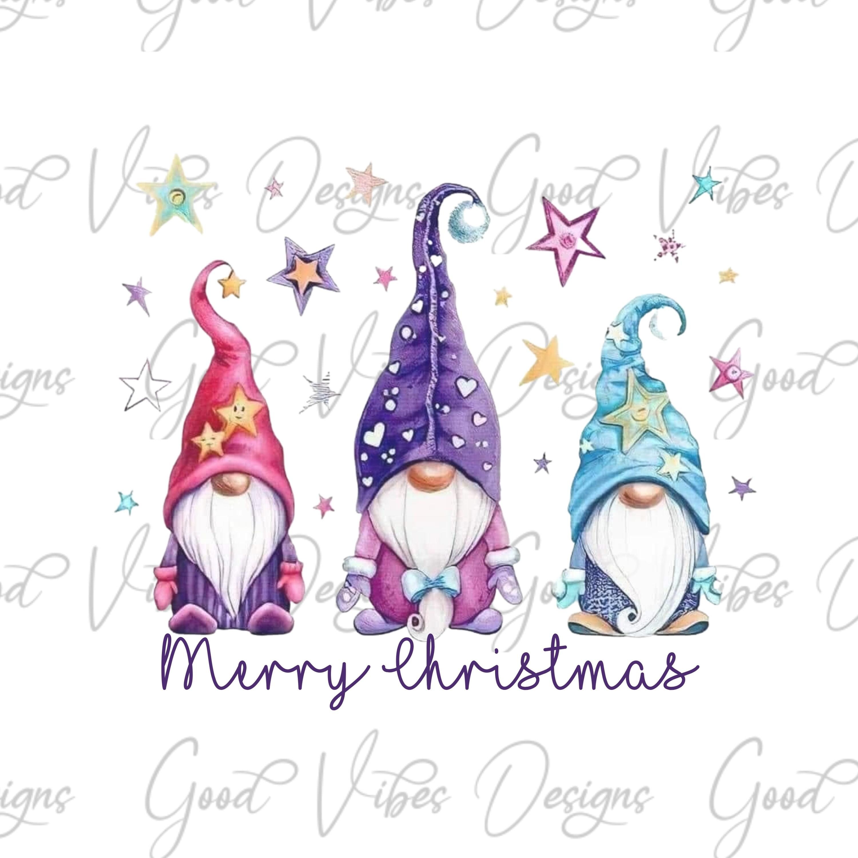 Gnomes Merry Christmas PNG Download, Pink Merry Christmas Gnome, Christmas png, Christmas tee shirt, Christmas Gnome shirt, Purple Gnome PNG