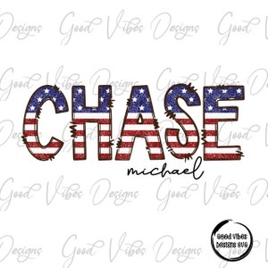 Custom Name PNG, Boy Girl USA sublimation digital download, Patriotic Name sublimation, Flag font name png, Personalized Name shirt sign png