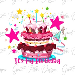 It es My Birthday PNG Sublimation Download, - Mädchen Geburtstag png, 50 Jahre Geburtstag png, Geburtstagsschild png, Geburtstagseinladung png, 5 Jahre alt