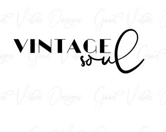 VINTAGE soul - SVG & PNG Download - vintage svg - old soul - hippie svg - hippie soul - vintage sublimation - vintage art - vintage soul png