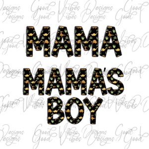 MAMA and Mama's boy PNG, Dino Mama and son design bundle, Matching mama and son png, Mama and Son Dinosaur png, mama of boys png design