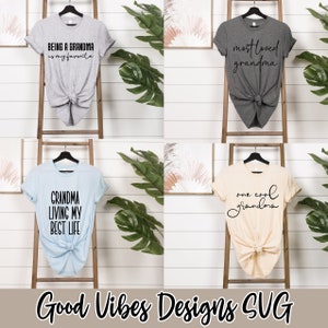 Grandma SVG bundle, Grandma bundle, Grandma Bundle SVG file for Cricut, Grandma shirt SVG bundle, Grandma tshirt bundle, Grandma designs