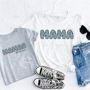 MAMA and Mamas little love PNG, Leopard Mama son design bundle, Matching mama and son png, Mama and Son Matching png, boy mama png design