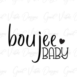 boujee BABY- SVG & PNG Descargar, baby girl svg, princess svg, girl princess svg, boujee shirt svg, girl 1st birthday svg, boujee baby girl