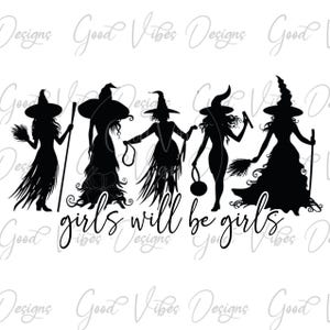 girls will be girls SVG, Let's ride girls SVG, Broom Lets ride girls svg, Witch digital cut file, Salem 1692 svg, come we fly svg download