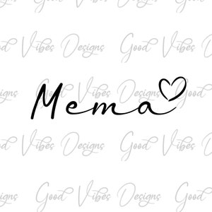 Mema SVG, Erstes Mal Mema SVG, neues Mema Shirt, Neue Oma svg, Oma Geschenk, Schwangerschaftsanzeige svg, Mema svg Designer, Oma svg