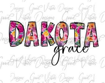 Custom Name PNG, Girl sublimation digital download, Pink Shabby Chic Name sublimation, Pinks font name png, Personalized Floral Name png