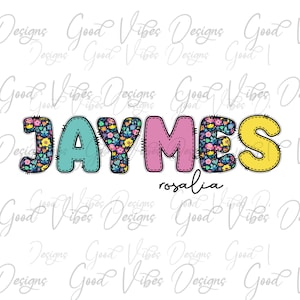 Custom Floral Name PNG, Girl sublimation digital download, Retro Floral Name sublimation, Pinks font name png, Personalized Name shirt png