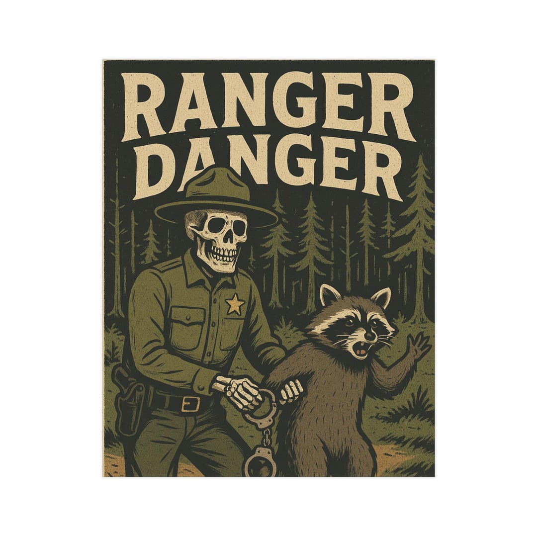 Wwf Ranger Danger Ranger Danger Unframed Prints | Vintage Poster Art, Home Decor, Gift ...
