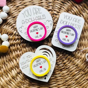 Tarjeta de San Valentín personalizada de PlayDoh • Regalo de San Valentín para la clase • Recuerdos de San Valentín • Playdoh para el día de San Valentín • Playdoh para San Valentín • Regalo para la clase