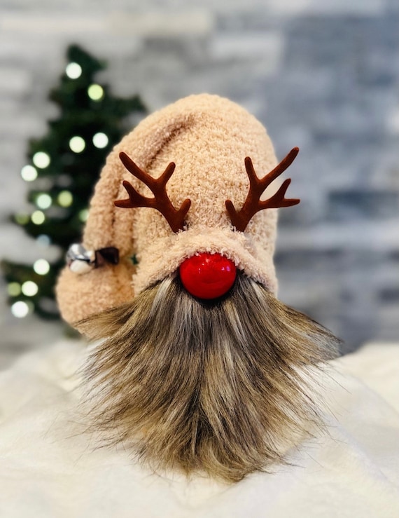 Reindeer Gnome • Christmas Gnome • Gnome Decor • Tiered Tray Decor • Tiered Tray Gnome • Gift Idea • Holiday Decor • Christmas Gift