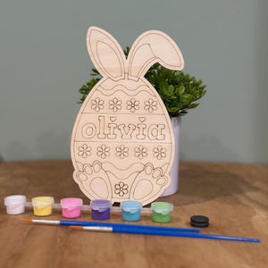 Easter Bunny Paint Kit, DIY Easter Paint Craft, Easter Egg Paint Kit, Easter Basker Stuffers, Kids DIY Paint Kit, Easter Gifts for Kids