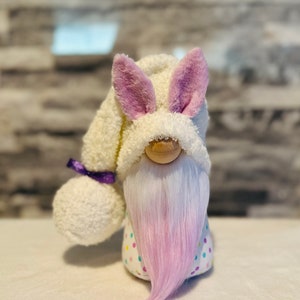Easter Gnome • Bunny Gnome • Spring Gnome • Spring Decor • Easter Decor • Tiered Tray Decor