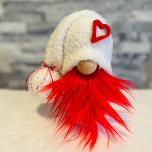 Valentine’s Day Gnome • Heart Gnome • Love Gnome • Gift Idea • Tiered Tray Decor • Gnome Decor