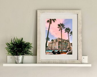 Algarve Portugal Resort Print | Tropical Palm Trees (Digital Download)
