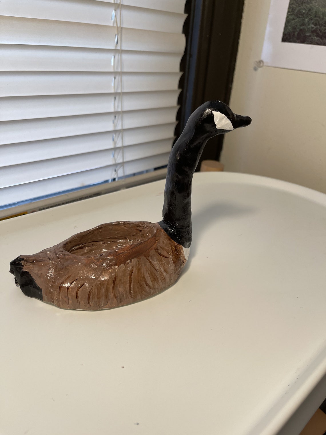 Decorative Handmade Ceramic Canada Goose Sculpture Etsy