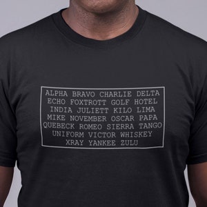 Aviation Alphabet Pilot Shirt For Men