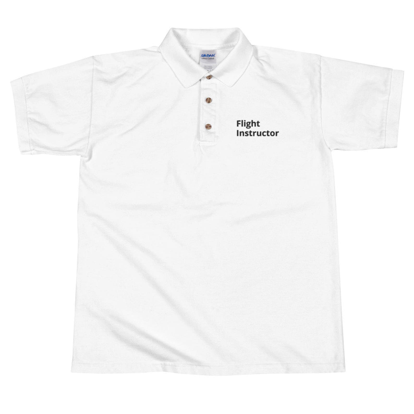 Men's Premium Pilot Polo Shirt, Flight Instructor Shirt, Shirt for