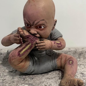 2011 Spirit Halloween Snack Time Zombie Babies Latex Prop