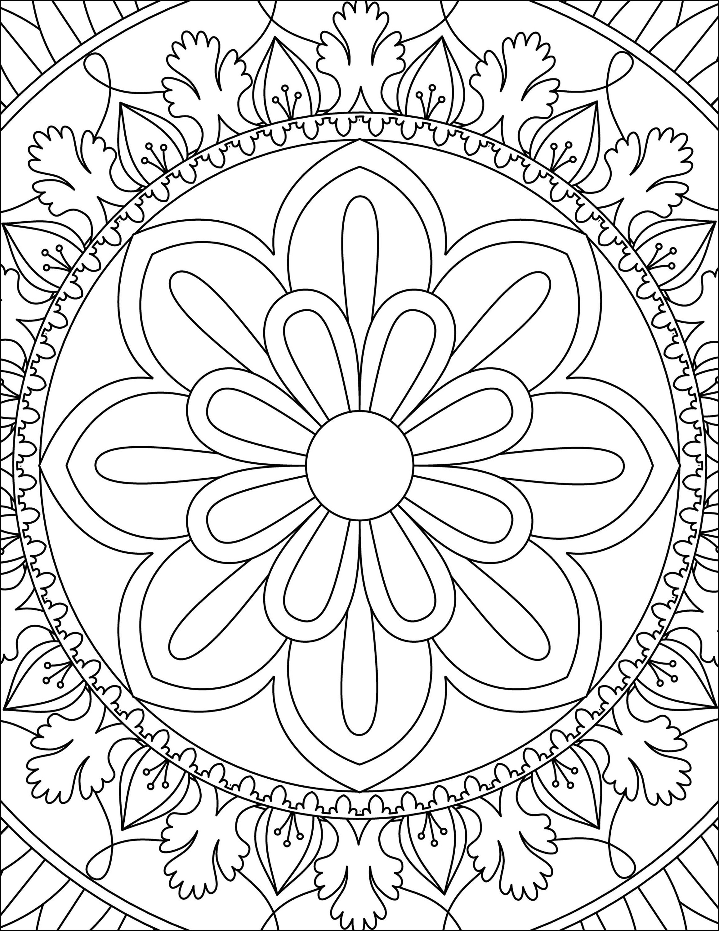 25 Mandalas Libro para colorear /Digital/Descarga | Etsy