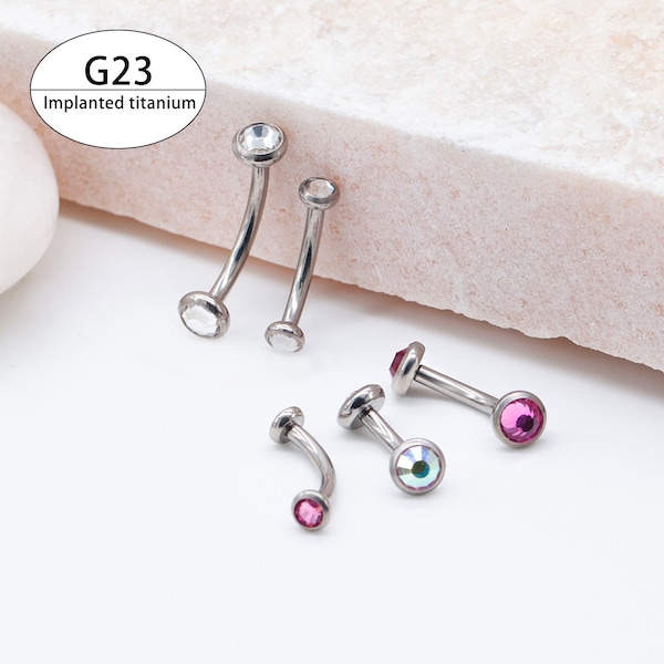 Small Vertical Labret Piercing Etsy