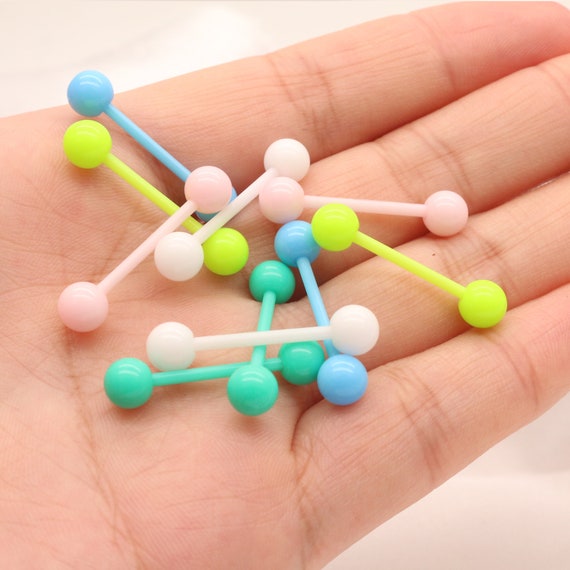 Clear plastic shop tongue bars