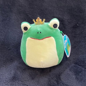 Rare Squishmallow Doxl The Frog 16 with Crown, Thailand
