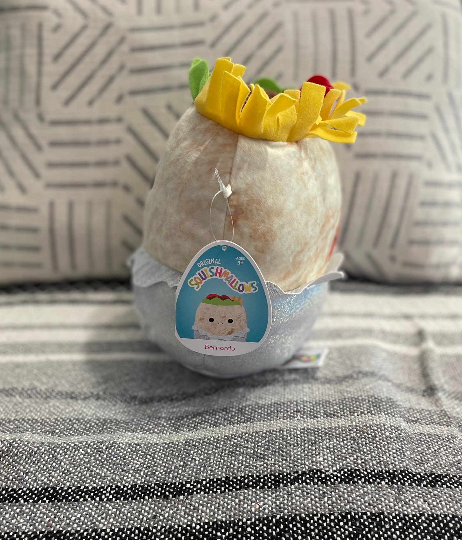 Personalized Bernardo the Burrito 8' Squishmallow | Etsy