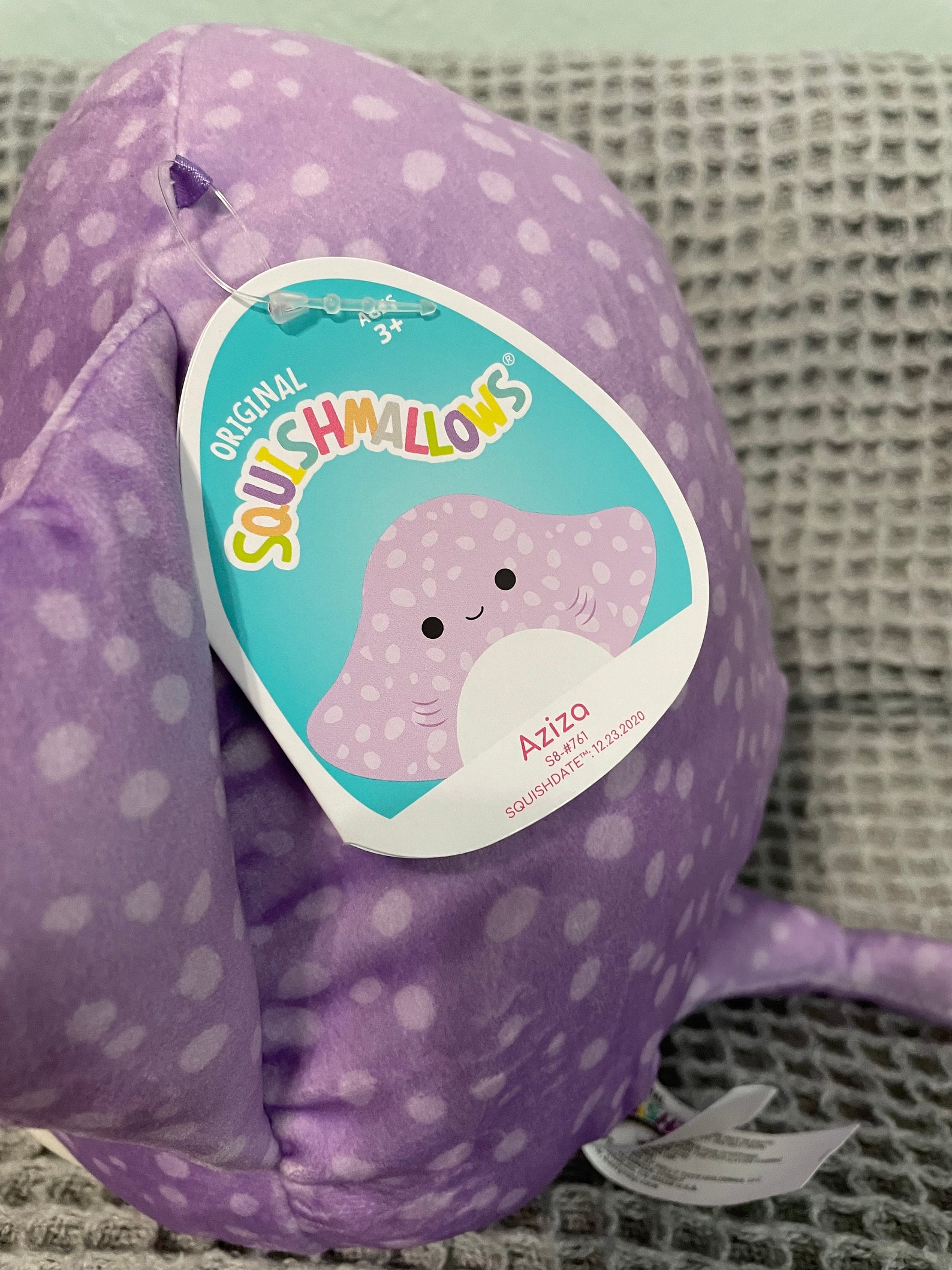 Personalized Aziza the Purple Stingray 8 Squishmallow | Etsy
