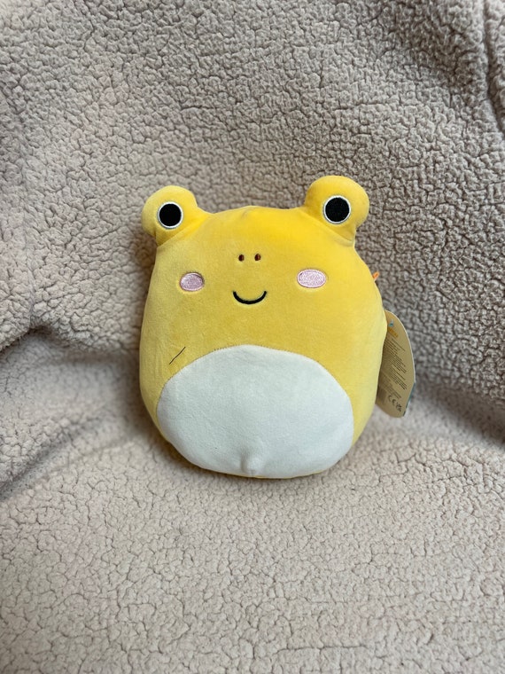 Personalized 7.5 Inch Leigh the Yellow Frog Squishmallow 