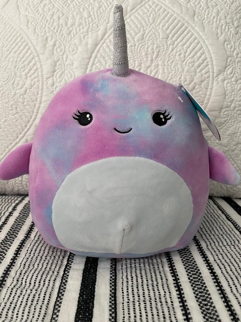 Personalized squishmallow 8 Hallie the Narwhal Etsy