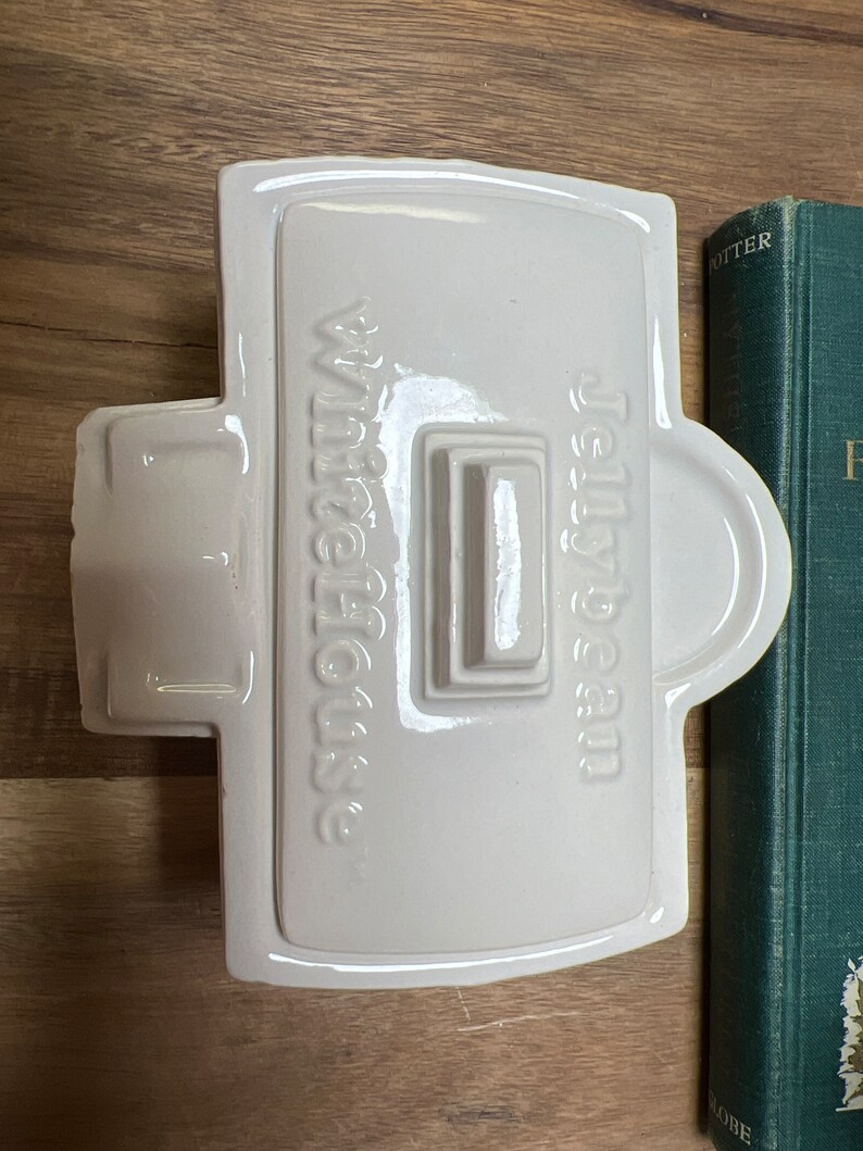Vintage Jelly Bean White House Candy Dish Etsy