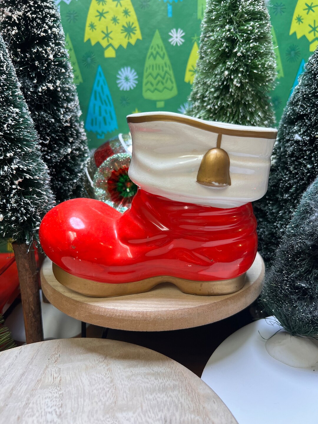 Ceramic Santa Boots main image 0