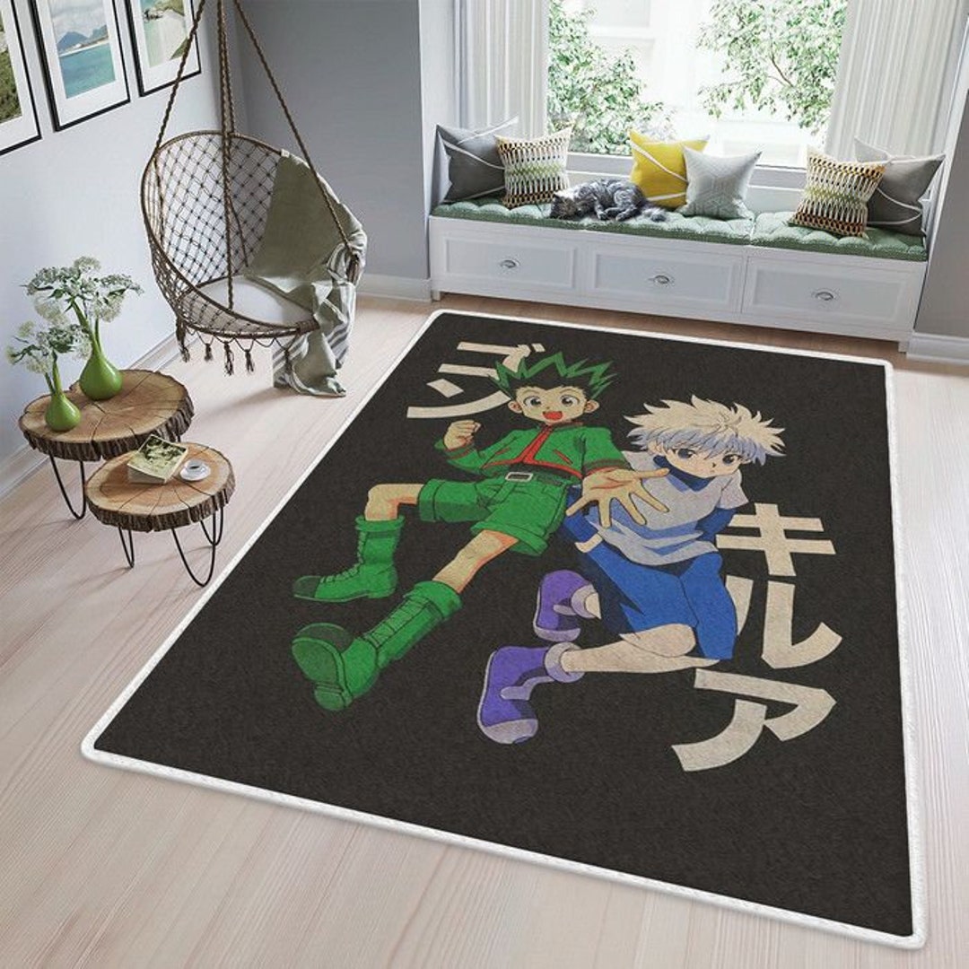 Hxh Rug Hxh Gon and Killua Anime 123 Christmas Gift Area Rug Living - Etsy