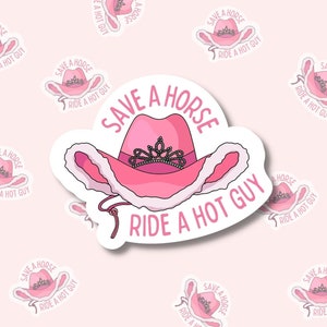 Ride A Cowboy Sticker | Sassy | Cowgirl | Girl Power | Girl Boss | Quote | Laptop Decal | Notebook Cover