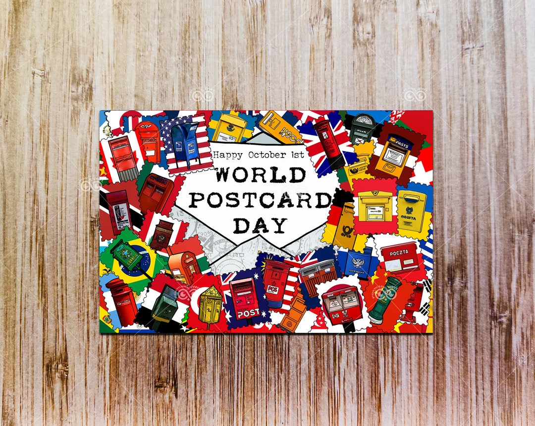 World Postcard Day Etsy