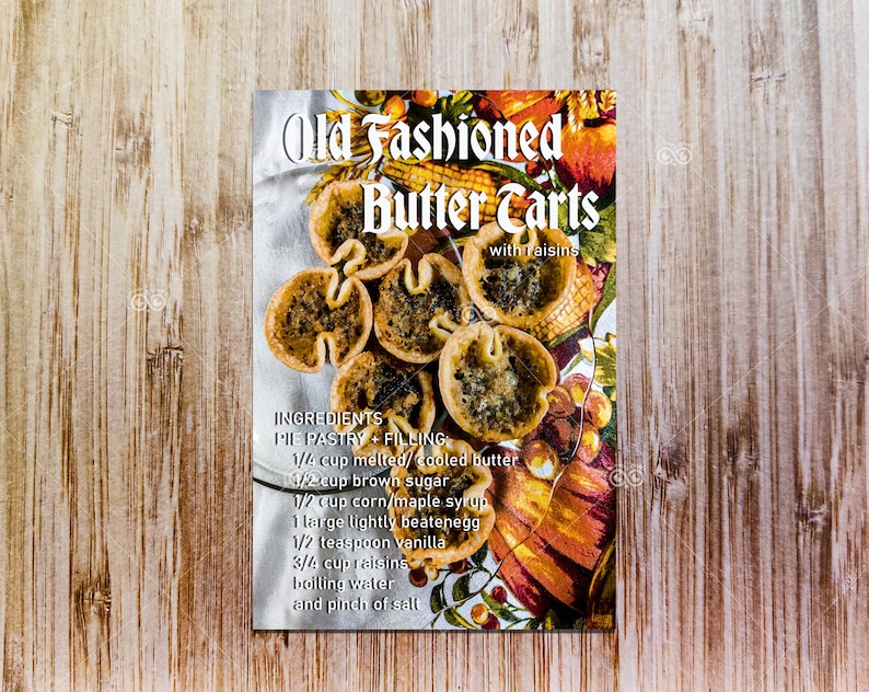 Old Fashion Butter Tarts - Etsy