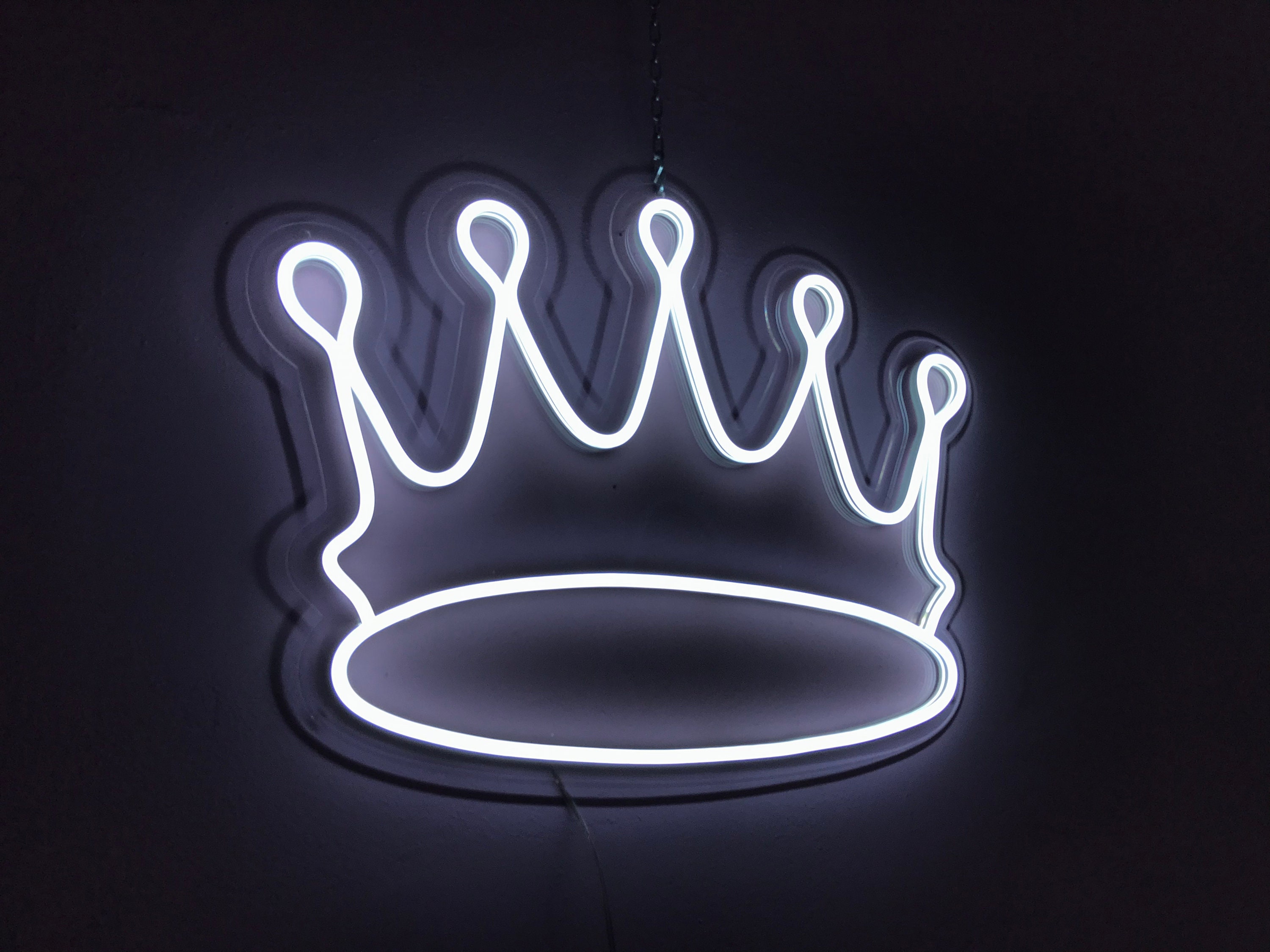 Crown LED Neon Sign King Crown Neon Art Crown Wall Lamp | Etsy