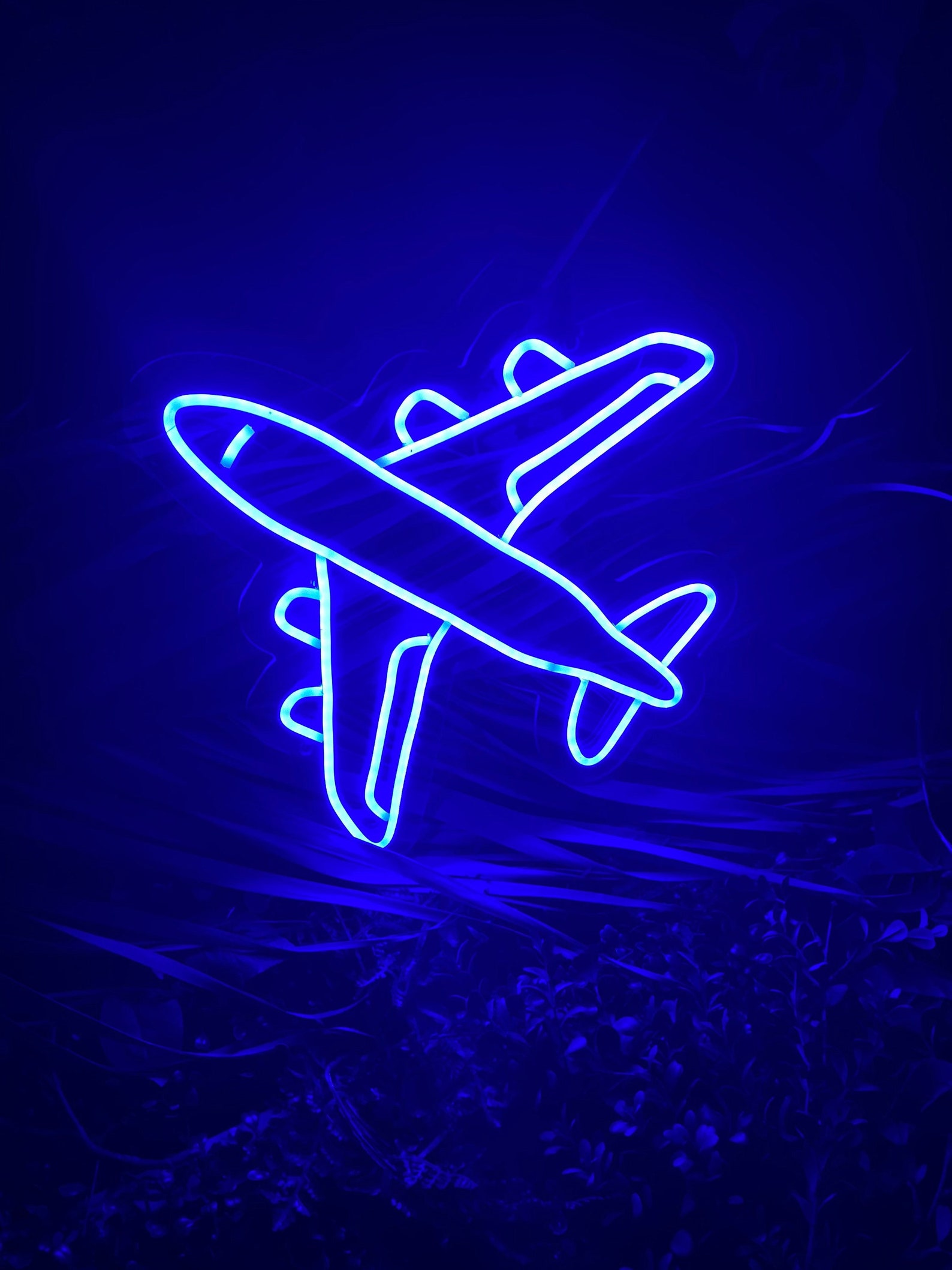 Airplane Neon Sign Neon Sign Bedroom Plane Led Sign Etsy