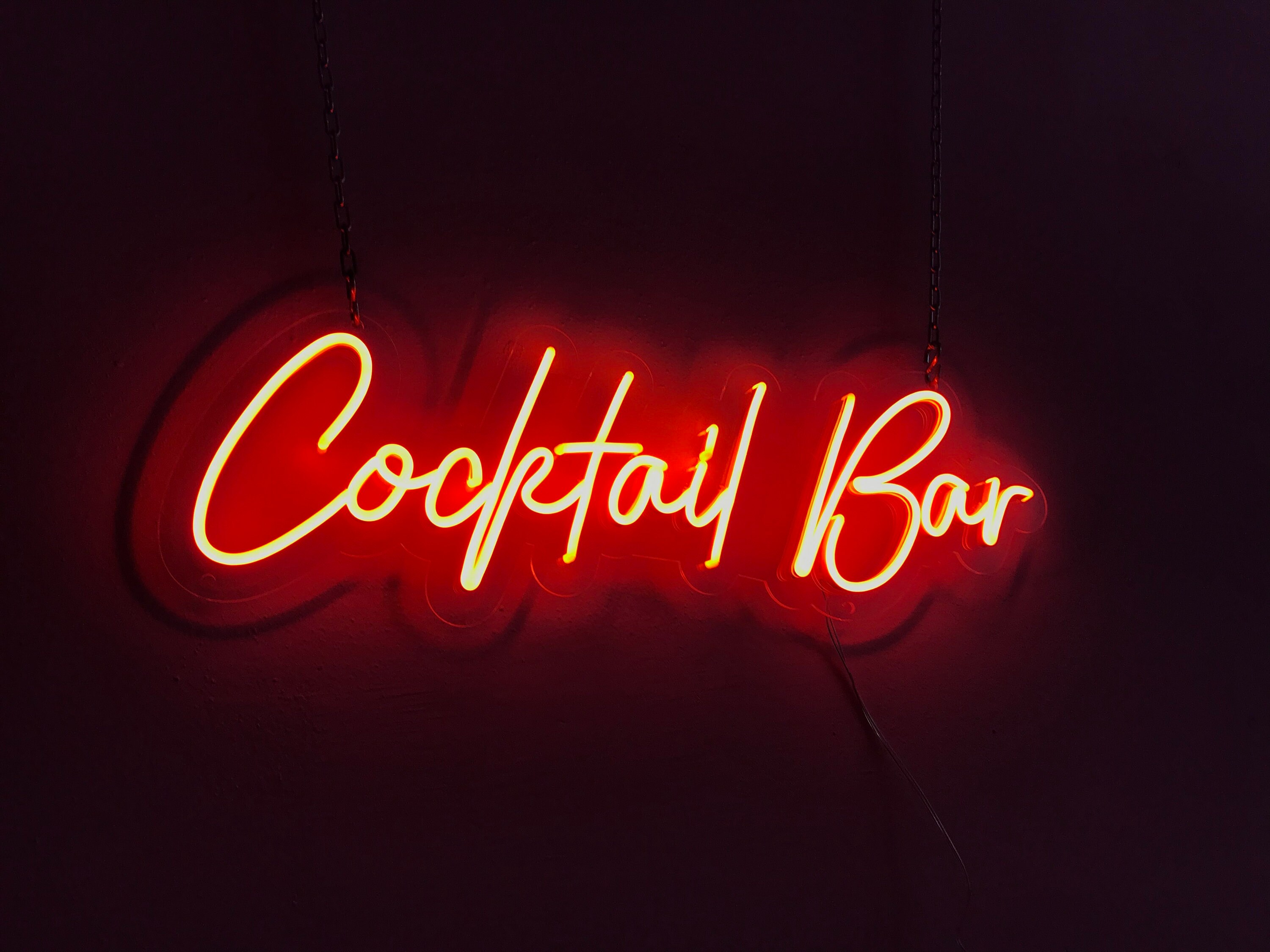 Cocktail Bar Neon Sign / Neon Sign para Cocktail Party / Bar | Etsy