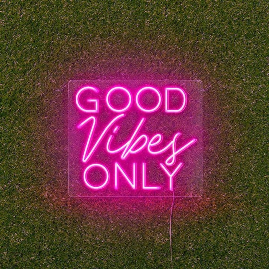 Good Vibes Only LED Neon Sign Neon Sign Bedroom Custom | Etsy