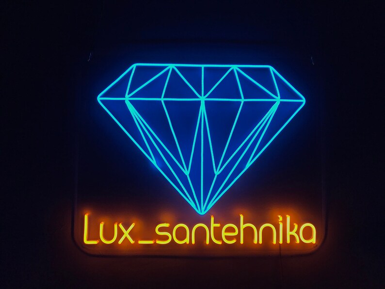 Your Logo Neon Sign Studio Neon LED Signs Neon Etsy