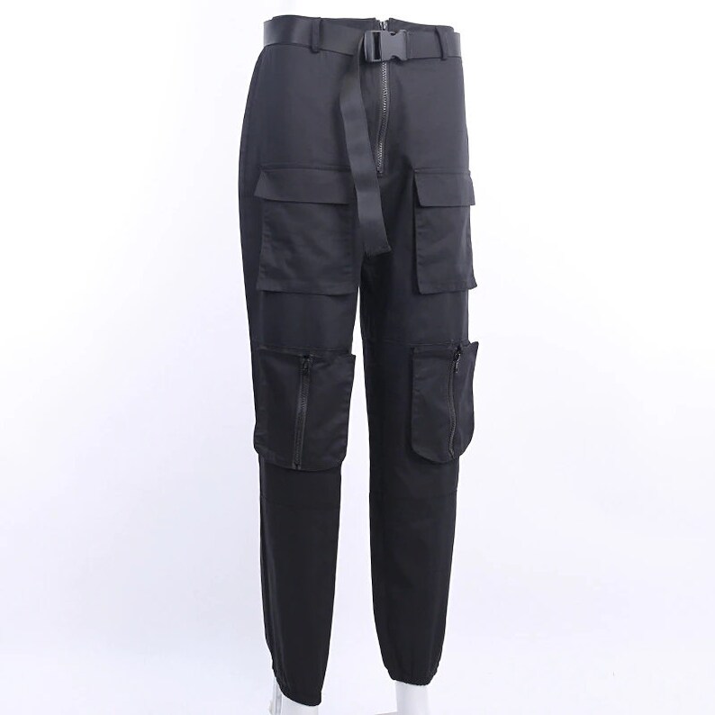 Women's Cargo Pants & Techwear Pants Loose Cargo Design Etsy