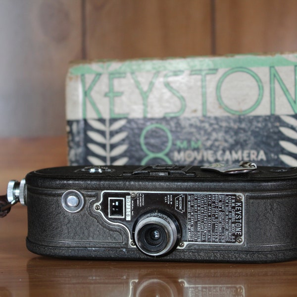 Vintage Keystone 8mm Film Movie Camera Model K-8 Antique