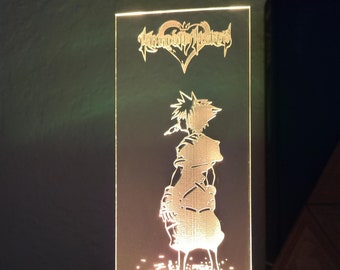 Kingdom Hearts LED-ljus flerfärgad med kontroll, USB eller batterier